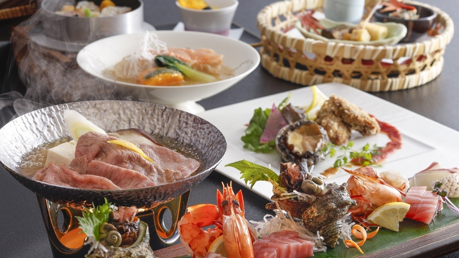 素材の旨みを存分に活かした料理長おすすめの会席！【特別会席】