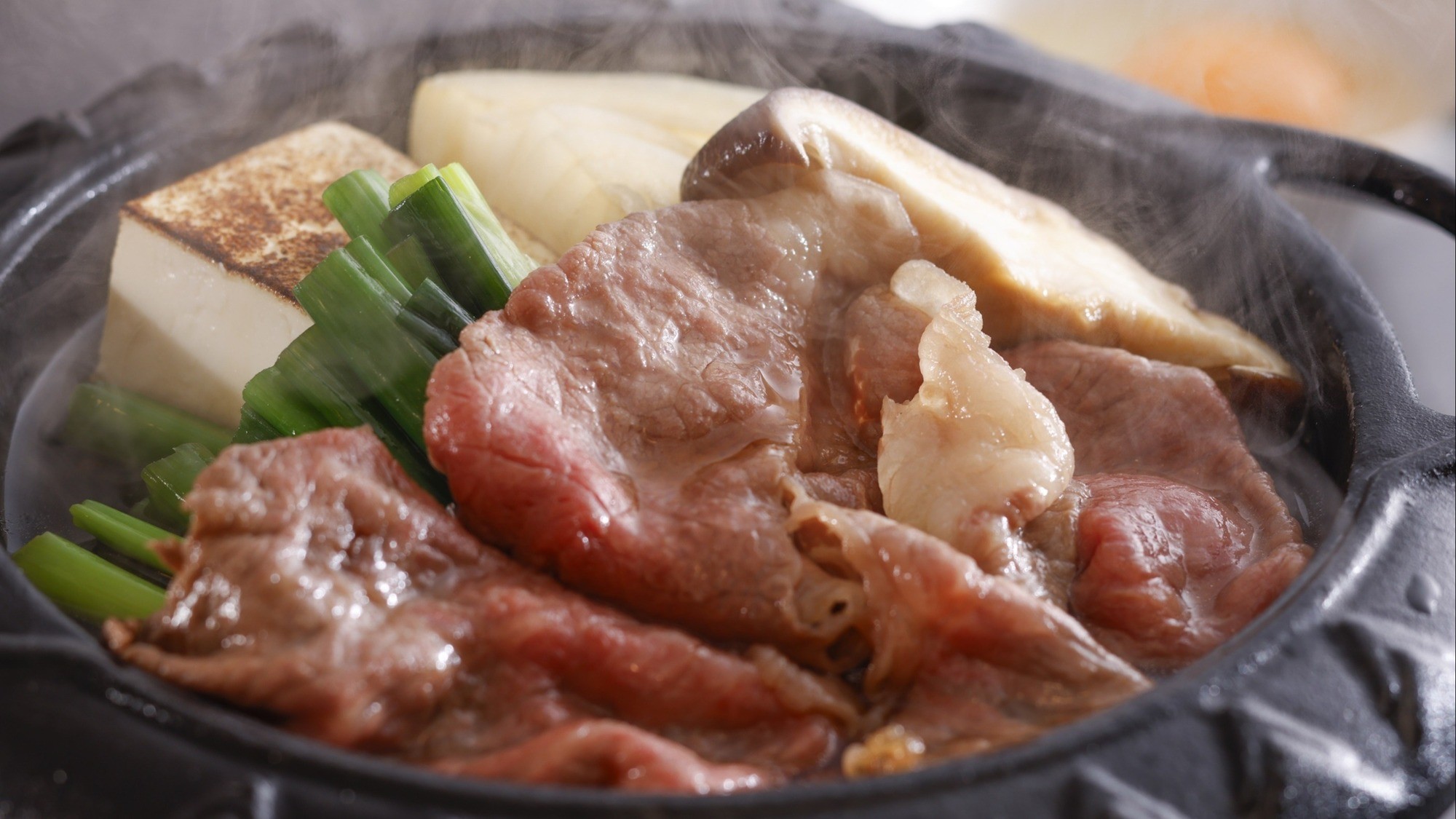 熊野牛のすき焼き