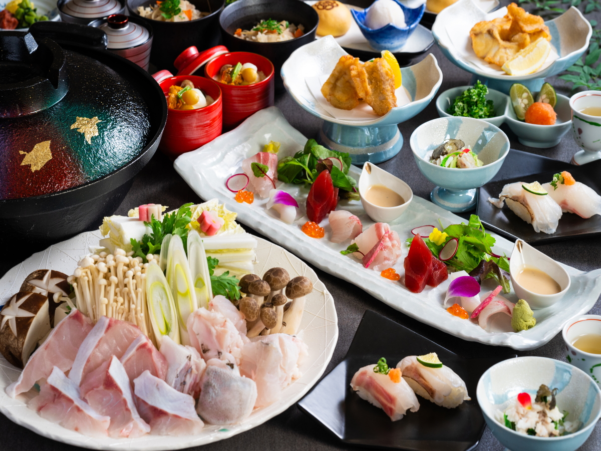 【プレミアム会席】期間限定！幻の高級魚と言われる&rdquo;クエ&rdquo;のクエ尽くし会席！