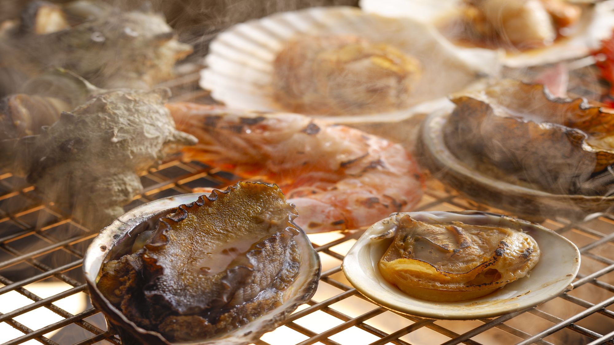 オープングリル新設！「オープングリルで５種の海鮮焼プラン」