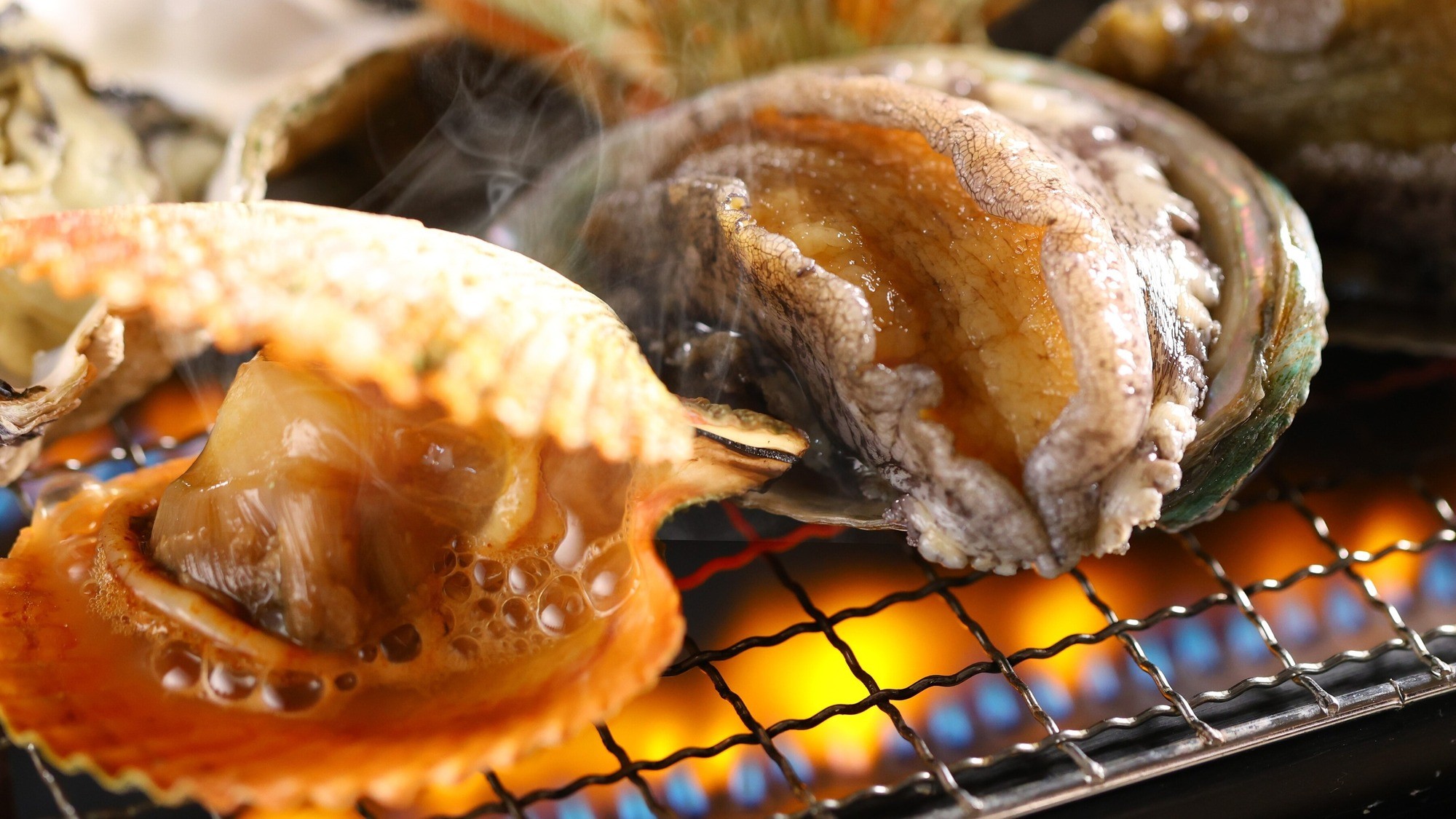 オープングリルで焼いた5種の海鮮焼き（イメージ）