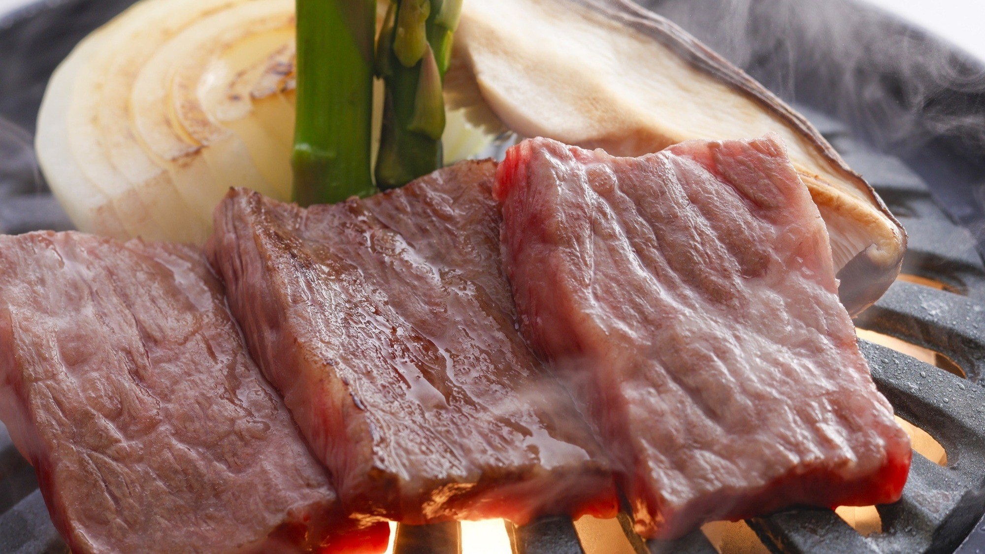 和歌山県産熊野牛の鉄板焼き