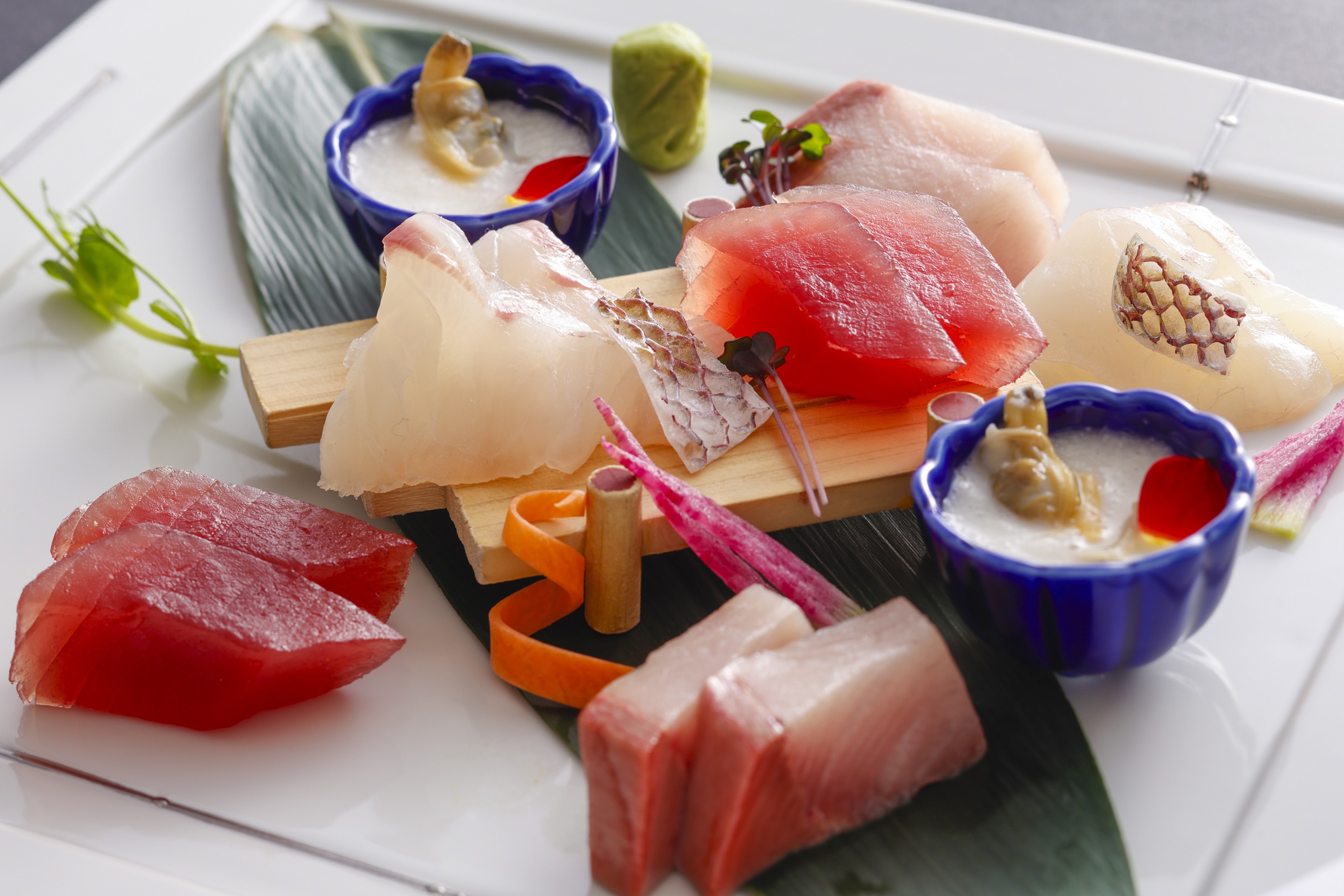 2026年夏「季節の会席」料理一例（お造り）※写真のお造りは２名様盛りです。