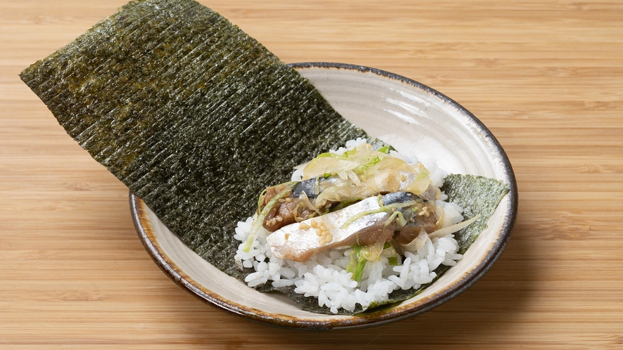【体験型朝食】胡麻サバで作る手巻き寿司