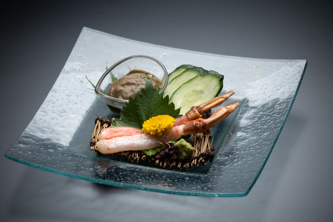 【松栄館でご夕食】日本海直送・カニ三昧のご夕食プラン+カニ刺しセット！（カニ一杯付き）【期間限定】