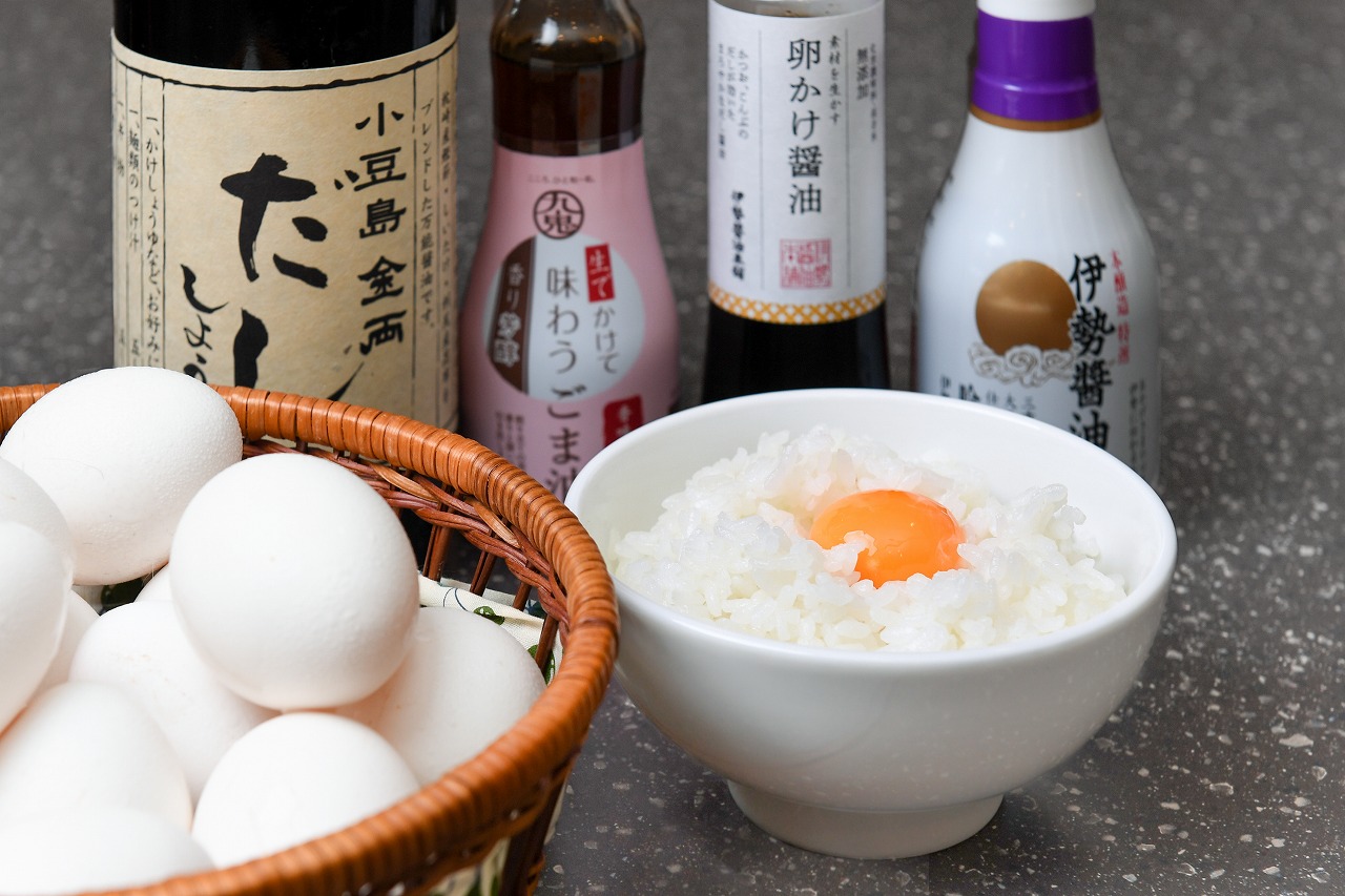 朝食(卵かけご飯)