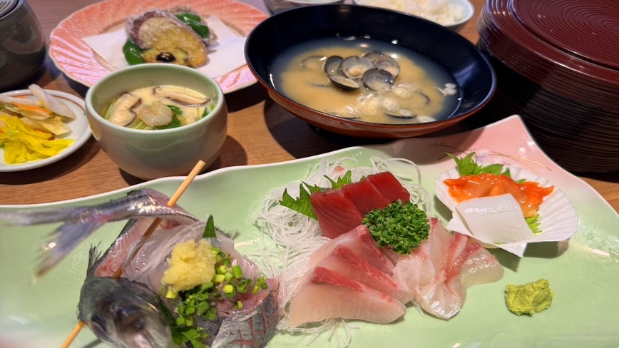 【期間限定×お刺身定食】　たろべのお刺身をリーズナブルに！少食の方にお勧め、お試しプラン♪