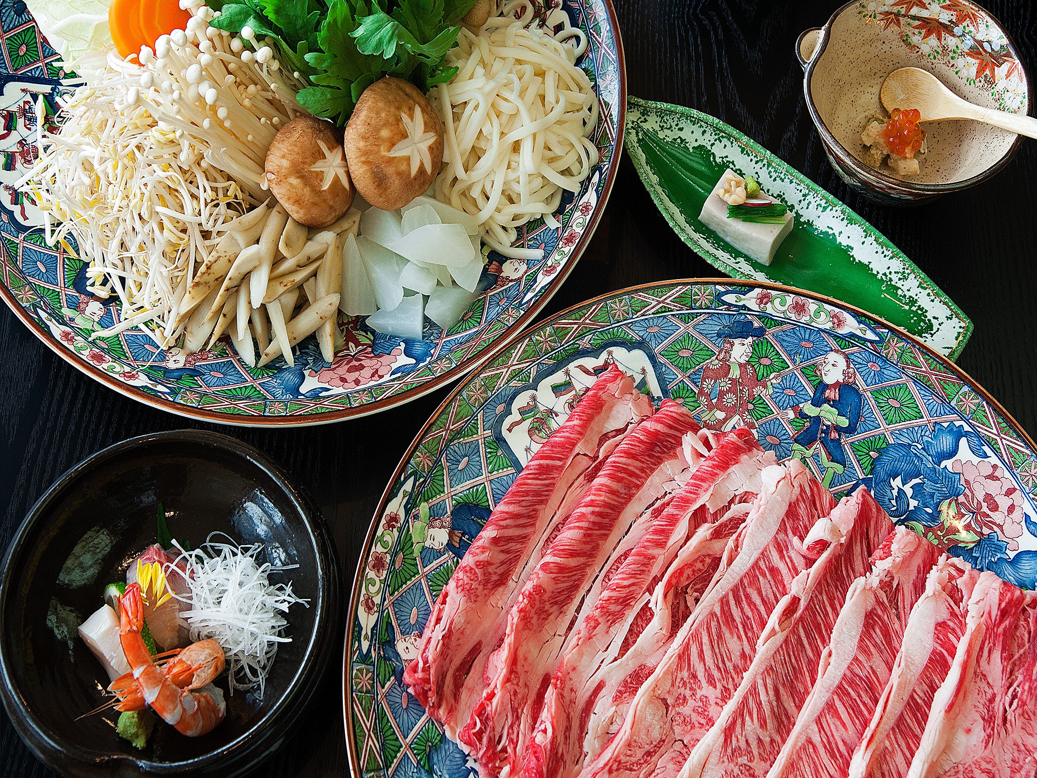 鹿児島黒牛調理一例