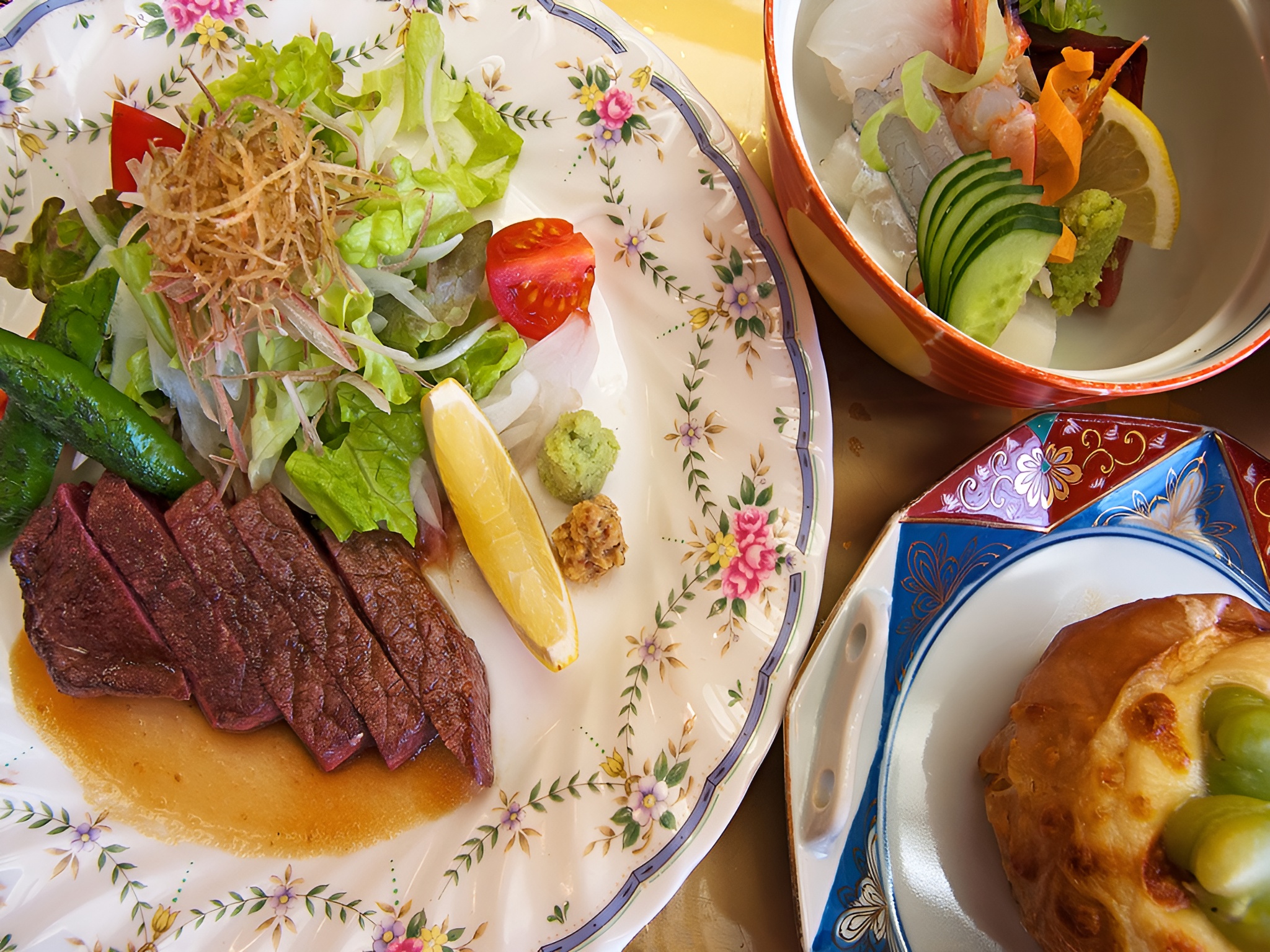 鹿児島黒牛調理一例