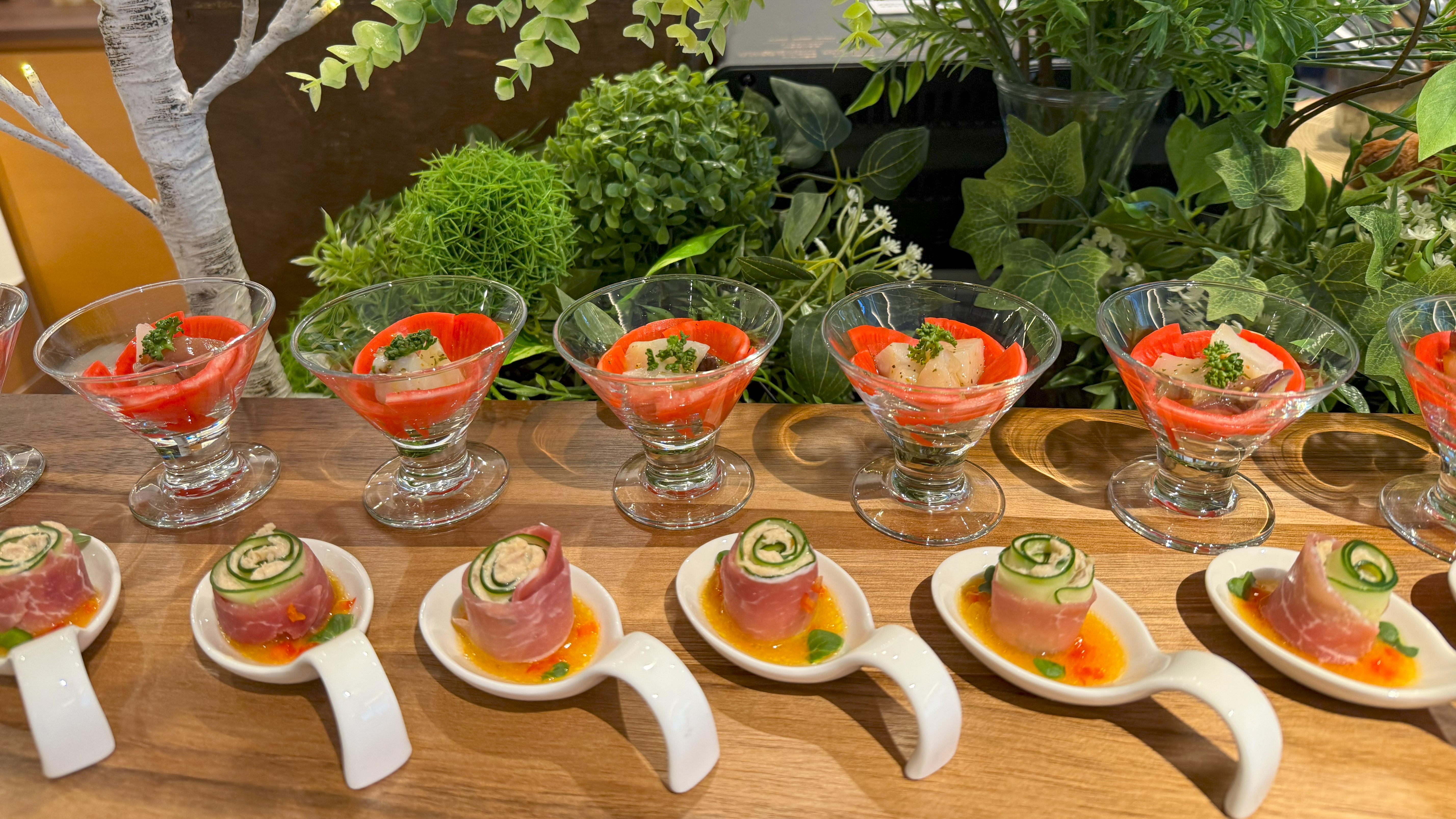 朝食バイキング