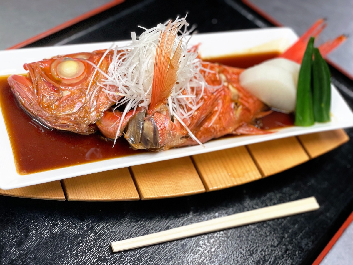 ◆【別注料理】金目鯛の煮付きプラン☆伊豆の幸を贅沢にご堪能あれ♪一泊二食バイキング