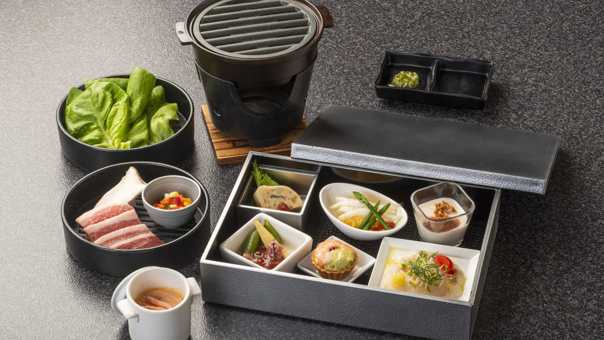 【スタンダード】1泊2食付き創作洋食膳＋ハーフバイキングプラン