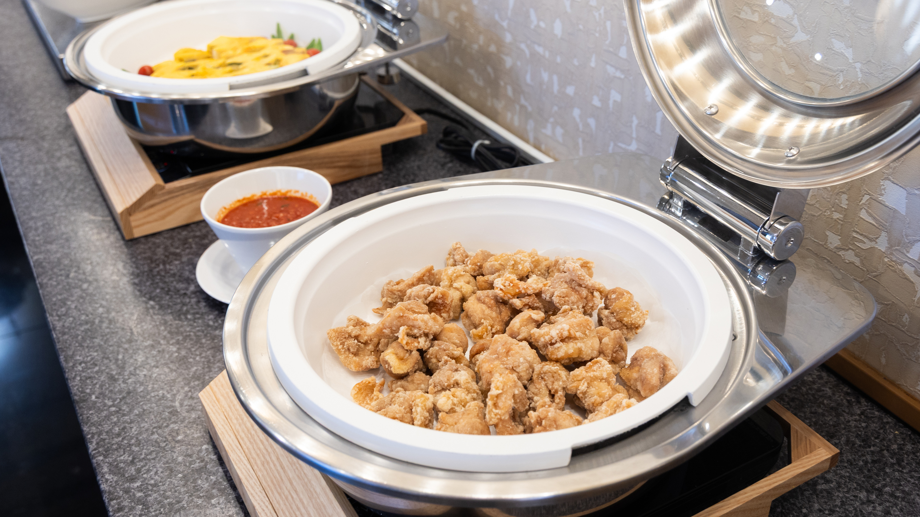 夕食ハーフバイキング一例