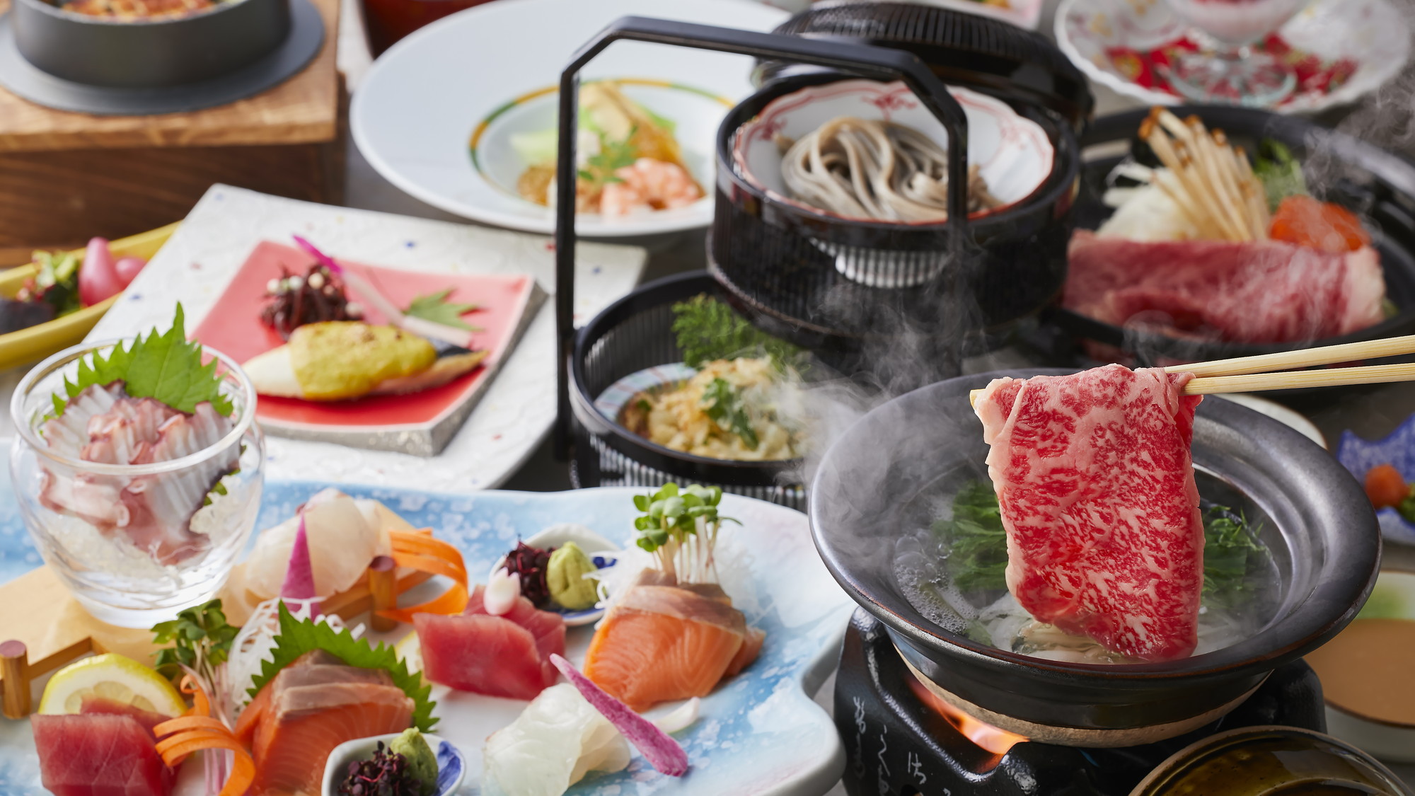 【土地の恵み会席】迷ったらコレ！季節の彩り豊かな食材でおもてなし♪