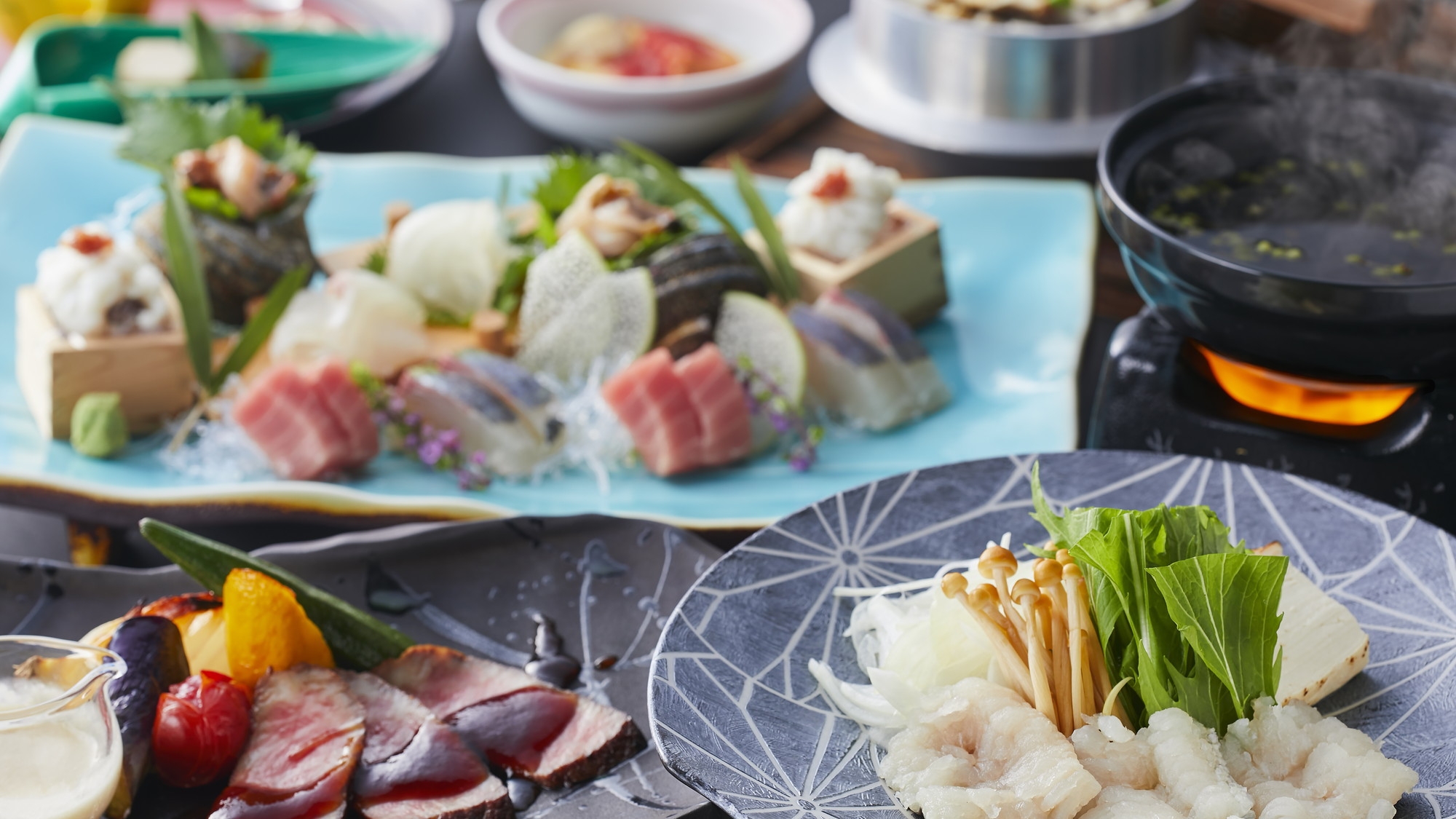 【楽天トラベルサマーSALE】【特別会席】淡路島の旬の味覚を盛り込んだお料理でおもてなし♪