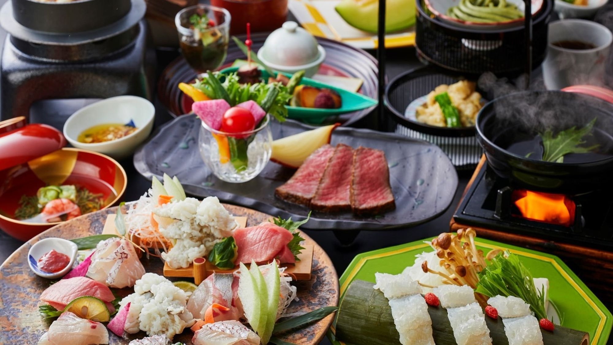 【2025年8月リニューアル／特別会席】淡路島の旬の味覚を盛り込んだお料理でおもてなし♪