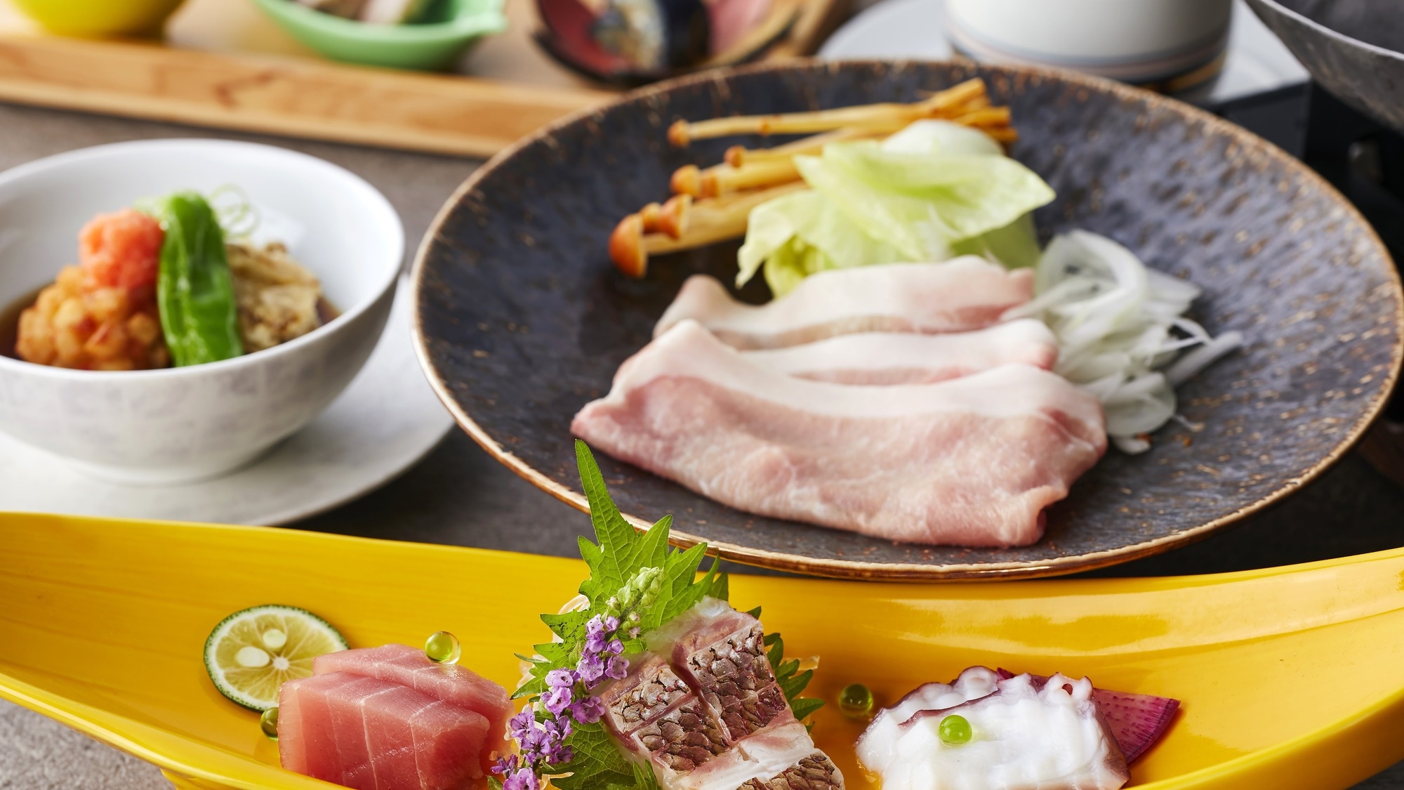 【2025年8月リニューアル／季節の会席】旬魚をどうぞ！料理長こだわりの会席
