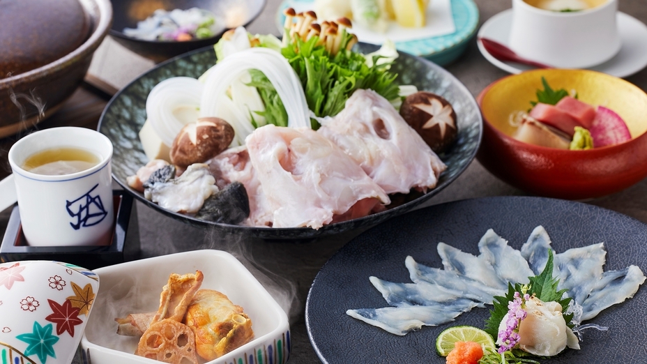 【2025年8月リニューアル／極み会席】淡路島三年とらふぐを使用した料理長おすすめ！