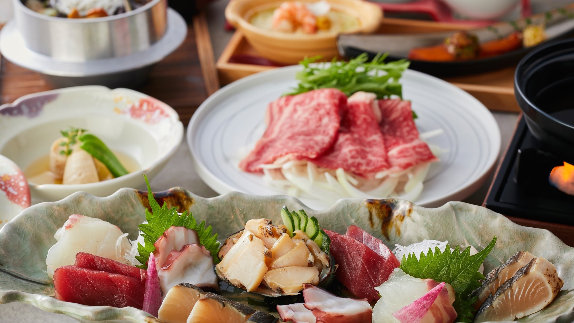 【2025年8月リニューアル／土地の恵み会席】季節の彩り豊かな食材でおもてなし