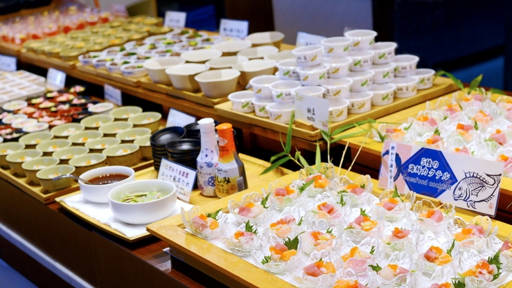 ・【朝食付】2種類の温泉券×五感で楽しむ朝食バイキング