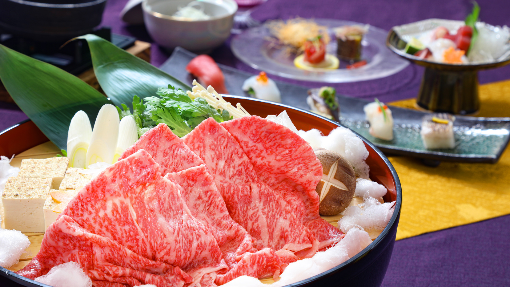 【1日5組様】（和歌山の味覚を食らう）奇跡の熊野牛「天空和牛」すき焼き会席プラン