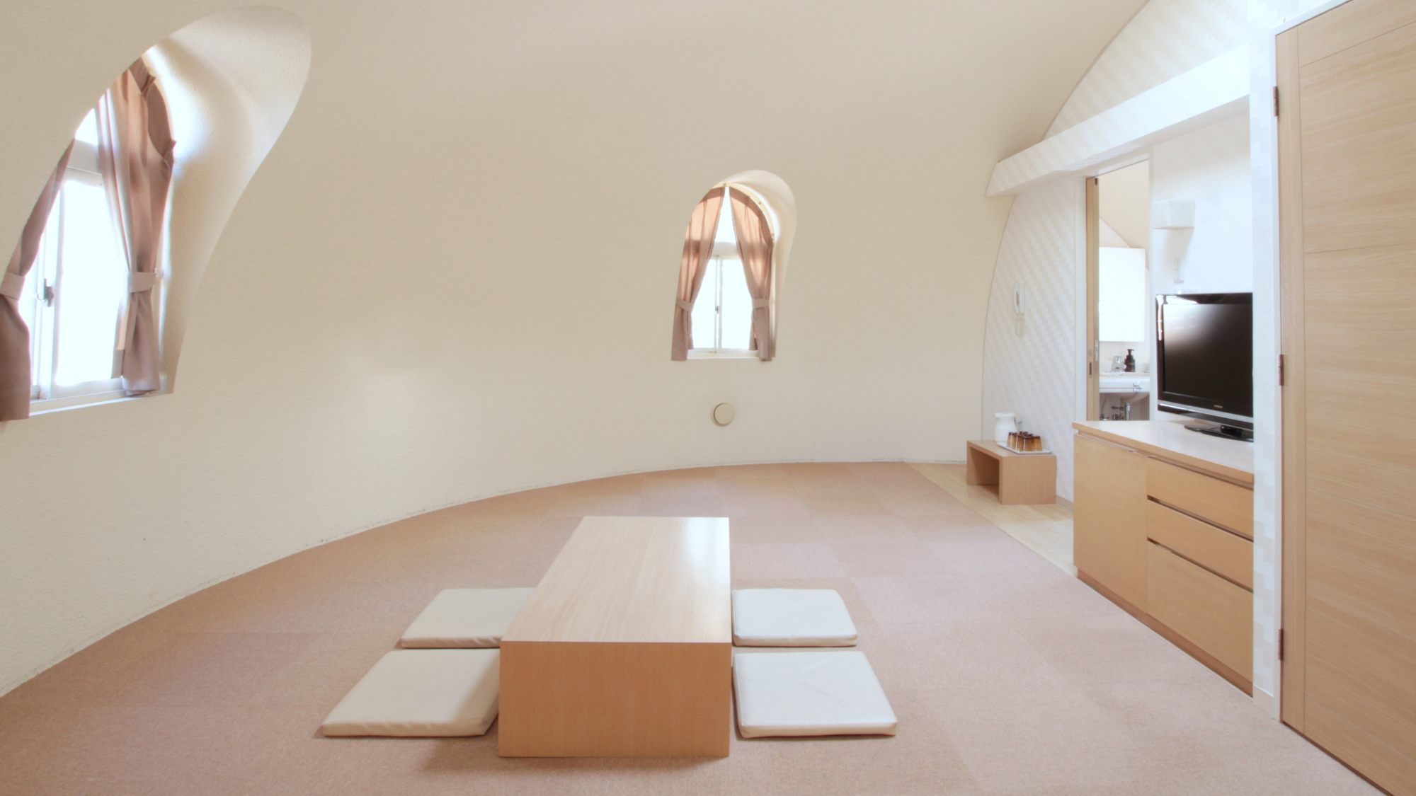 【メルヘンゾーン】和室調客室一例　2～6名様定員（お布団はお客様ご自身で敷いていただきます）