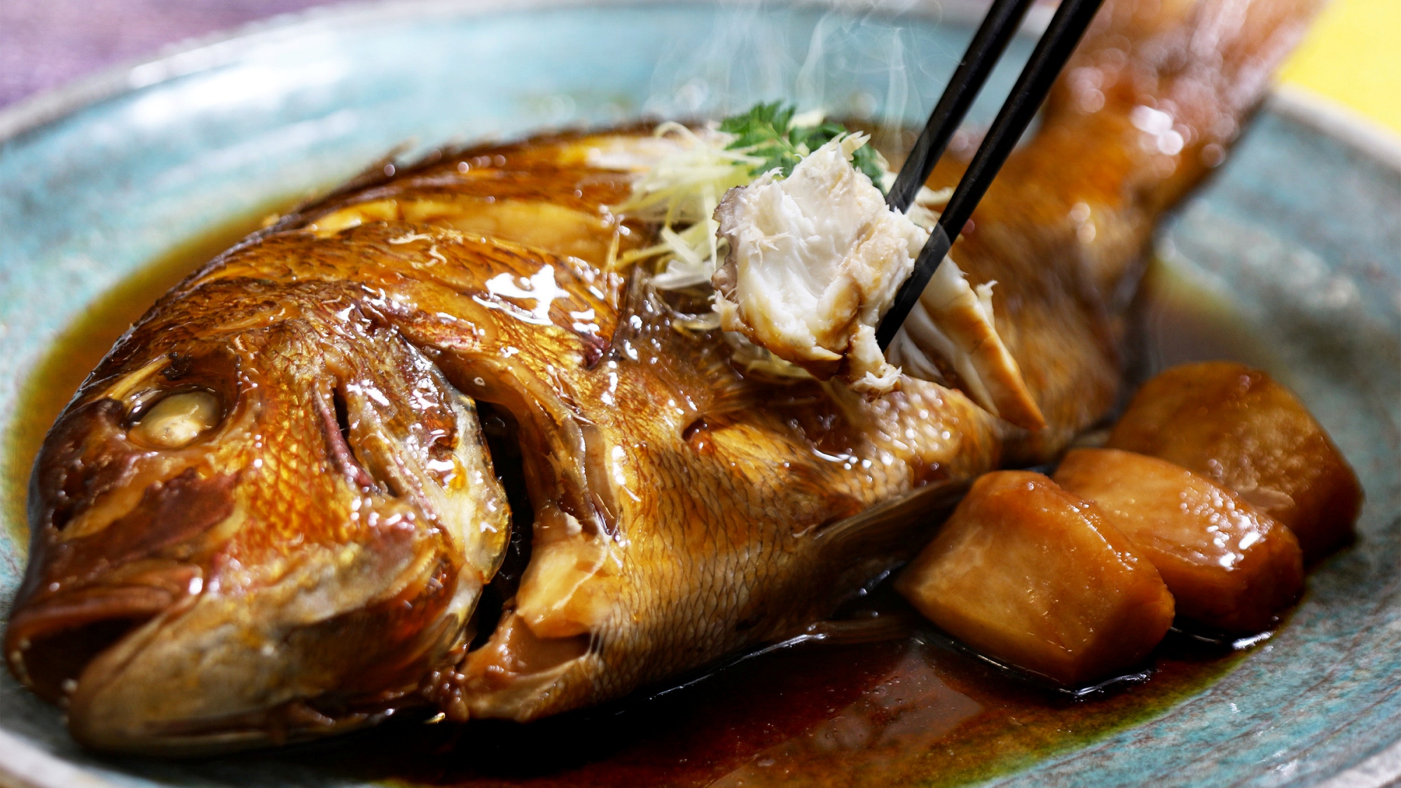 【季節の地魚尽くし会席】堅田漁協ブランド 堅田真鯛の姿煮