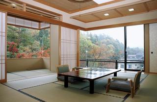 客室　湯茶寮　光山水　和室１０畳＋６畳　掘りごたつ