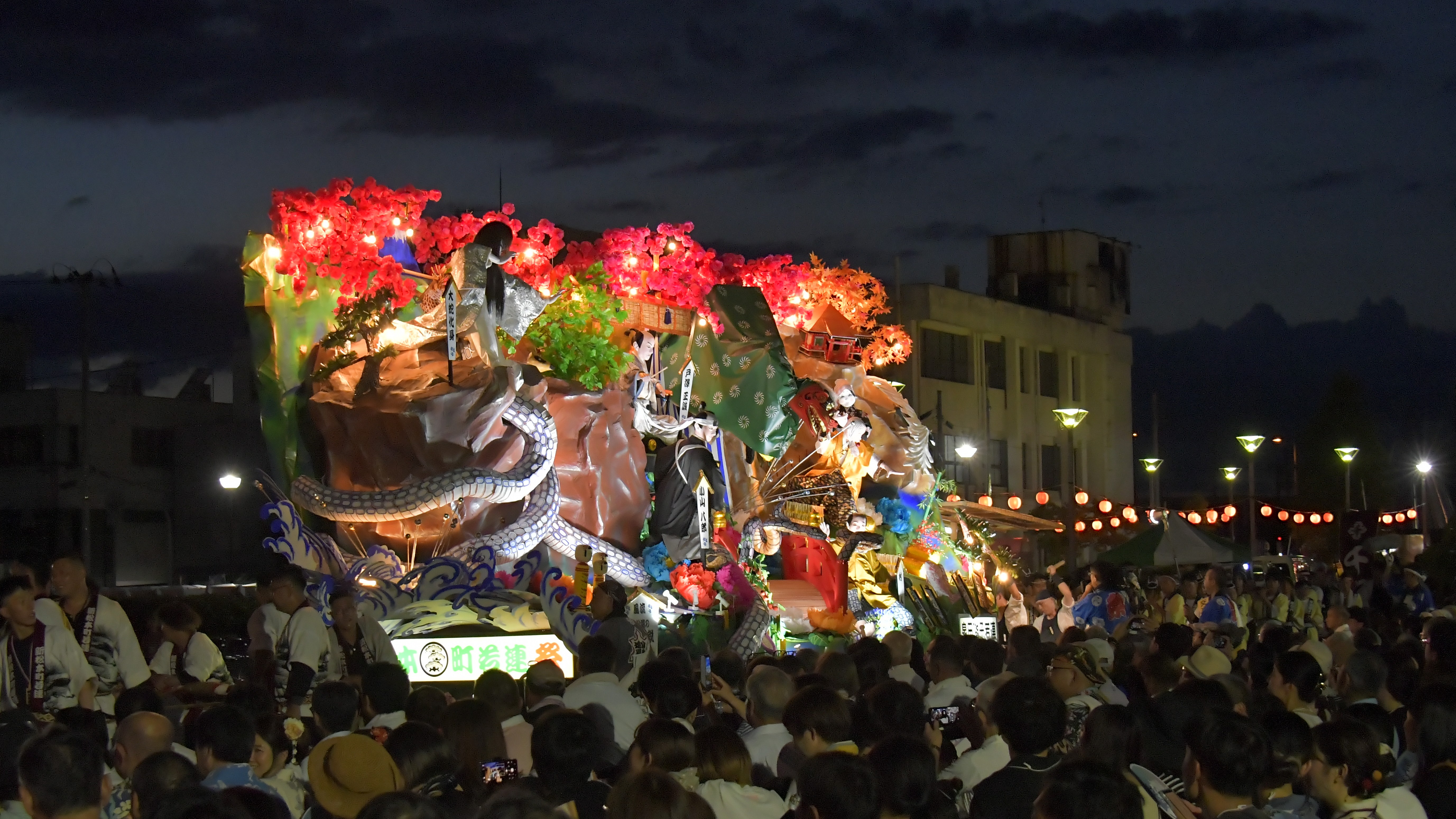 【新庄まつり】夜祭り山車～毎年8月24日～8月26日開催