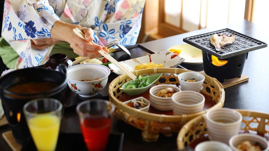 【朝食付】信州の恵みたっぷり、贅沢朝ごはん／夕食無し
