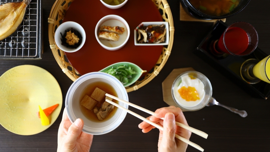 【朝食付】信州の恵みたっぷり、贅沢朝ごはん／夕食無し