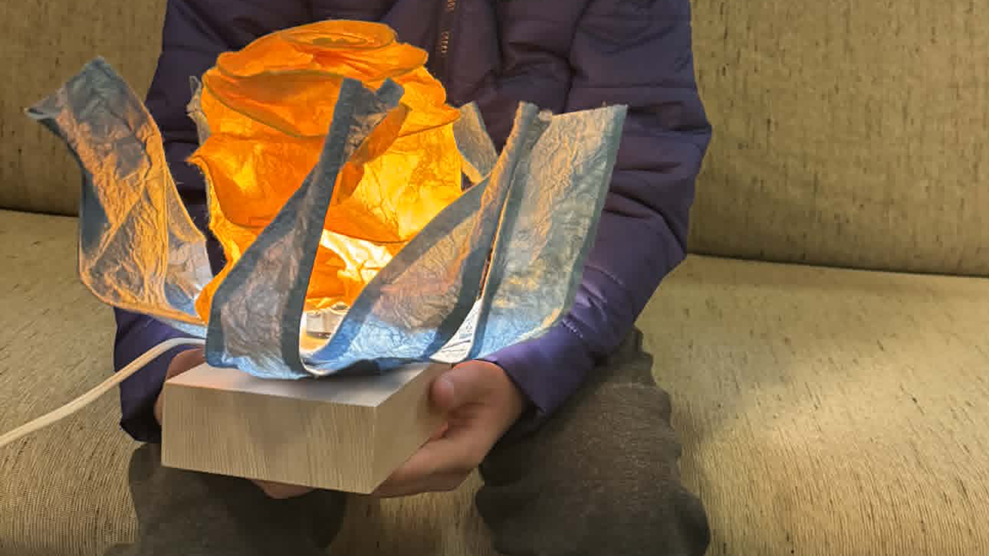 ランプ製作体験　お客様の作品事例