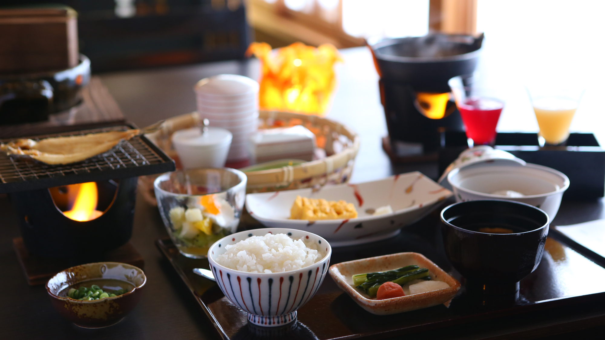 【ご朝食】お腹にも心にも優しいご朝食をご用意しております