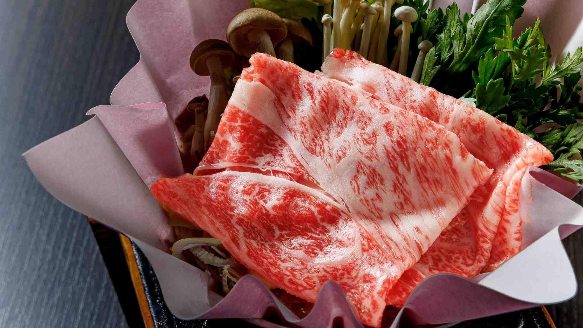 彩いろどり｜季節替わり　りんごで育った信州牛と旬菜／一例