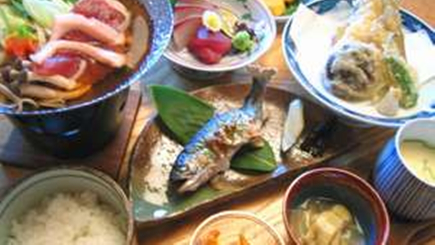 *【和食御膳】あまごの塩焼きや鴨鍋などの山の幸と日本海の幸をご堪能下さい