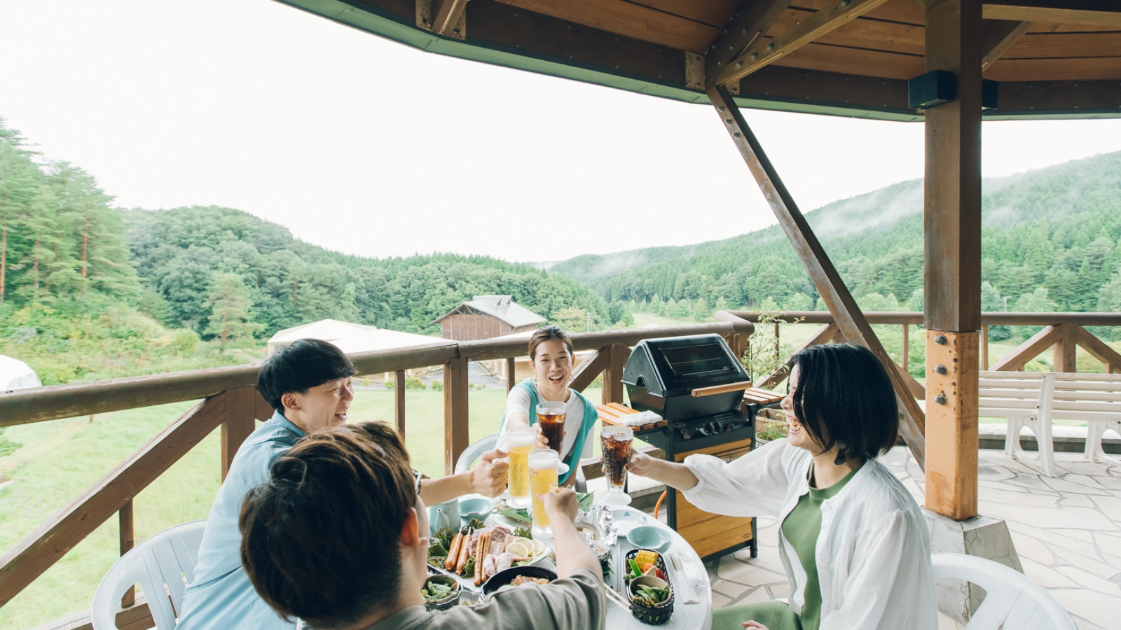 BBQ一例　季節によって食材は変わります。