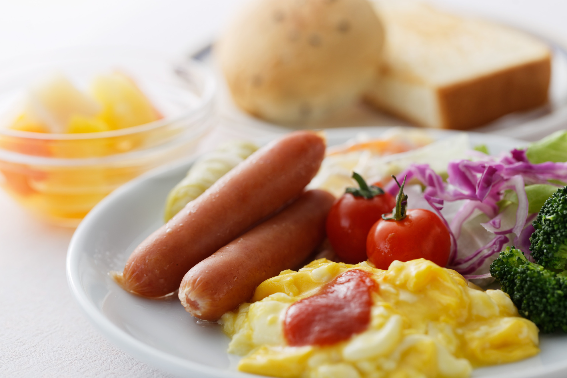 朝食バイキング