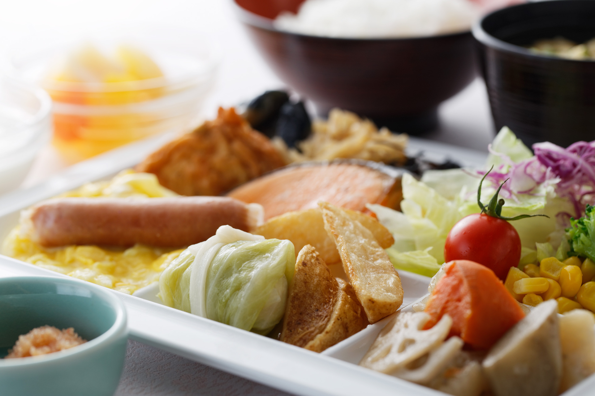 朝食バイキング