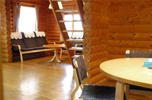 Inside the cottage