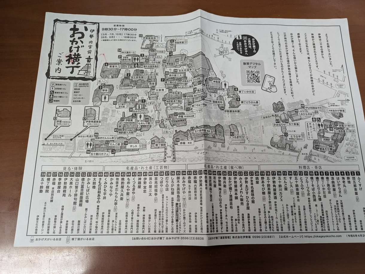 伊勢神宮駐車場(終日）・おかげ横丁MAP付きプラン《朝食パンバイキング付》