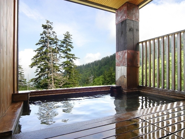 カミホロ荘 露天風呂の写真です