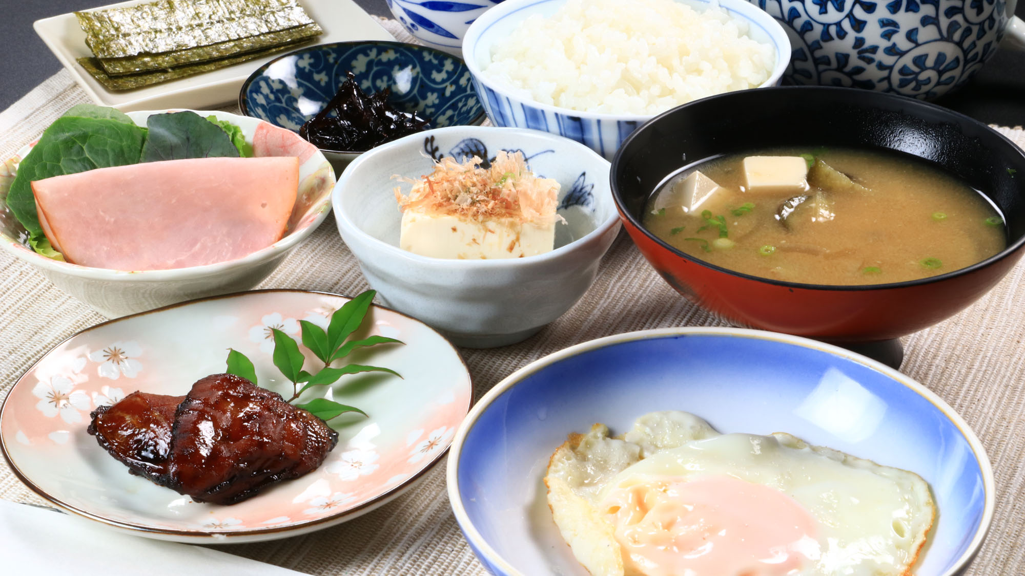 料理_朝食_朝からヘルシー料理全体*