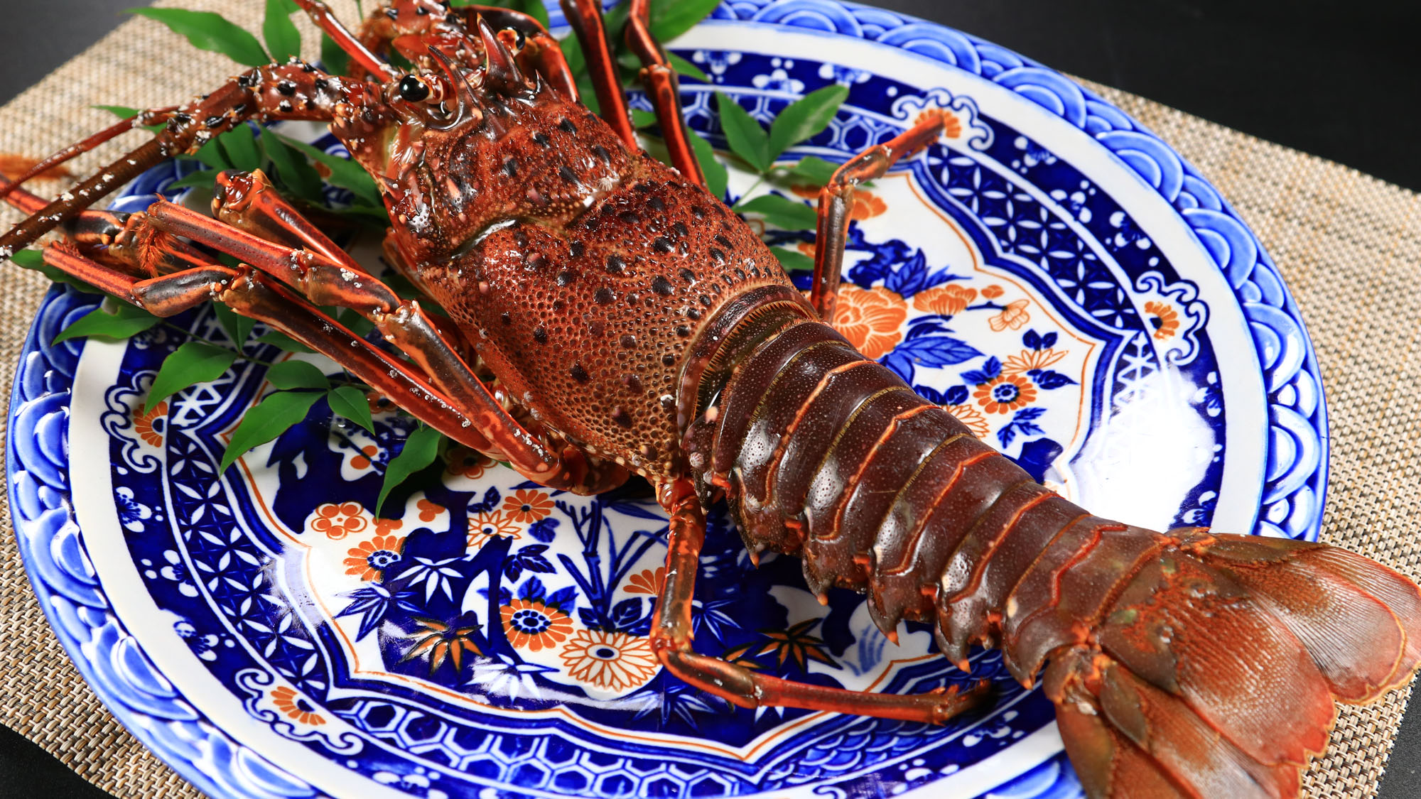料理_夕食_伊勢海老付き料理*