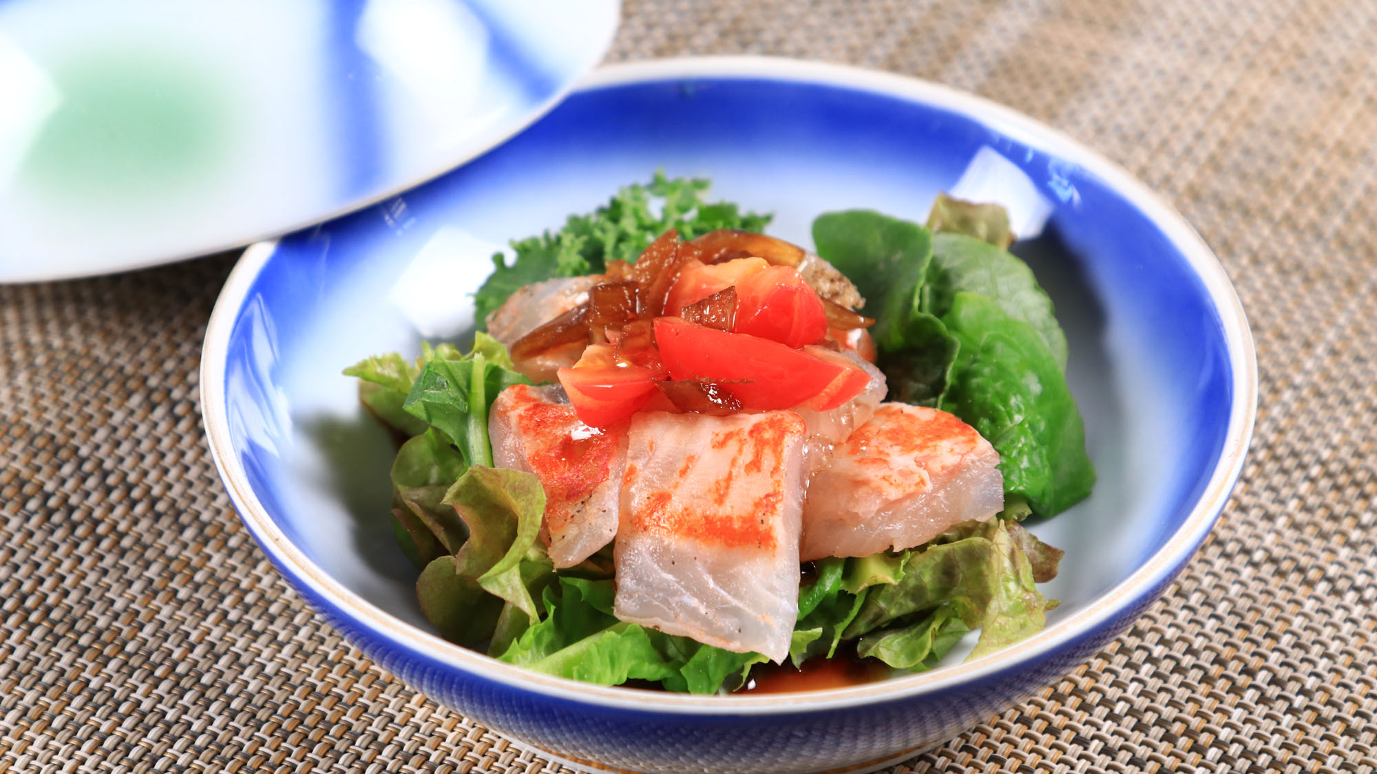 料理_夕食_ヒメジのカルパッチョ*