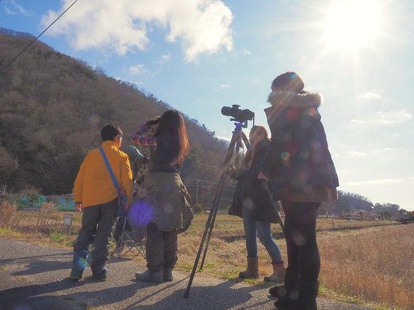 【地産地消の料理】 冬の湖北で大人気オオワシ「おばあちゃん」に会いに行く観察案内プラン
