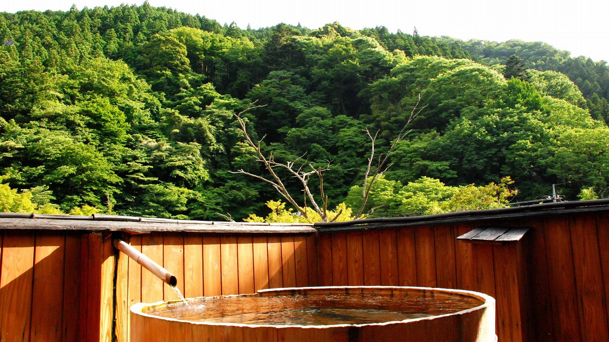 貸切露天風呂　酒樽の湯