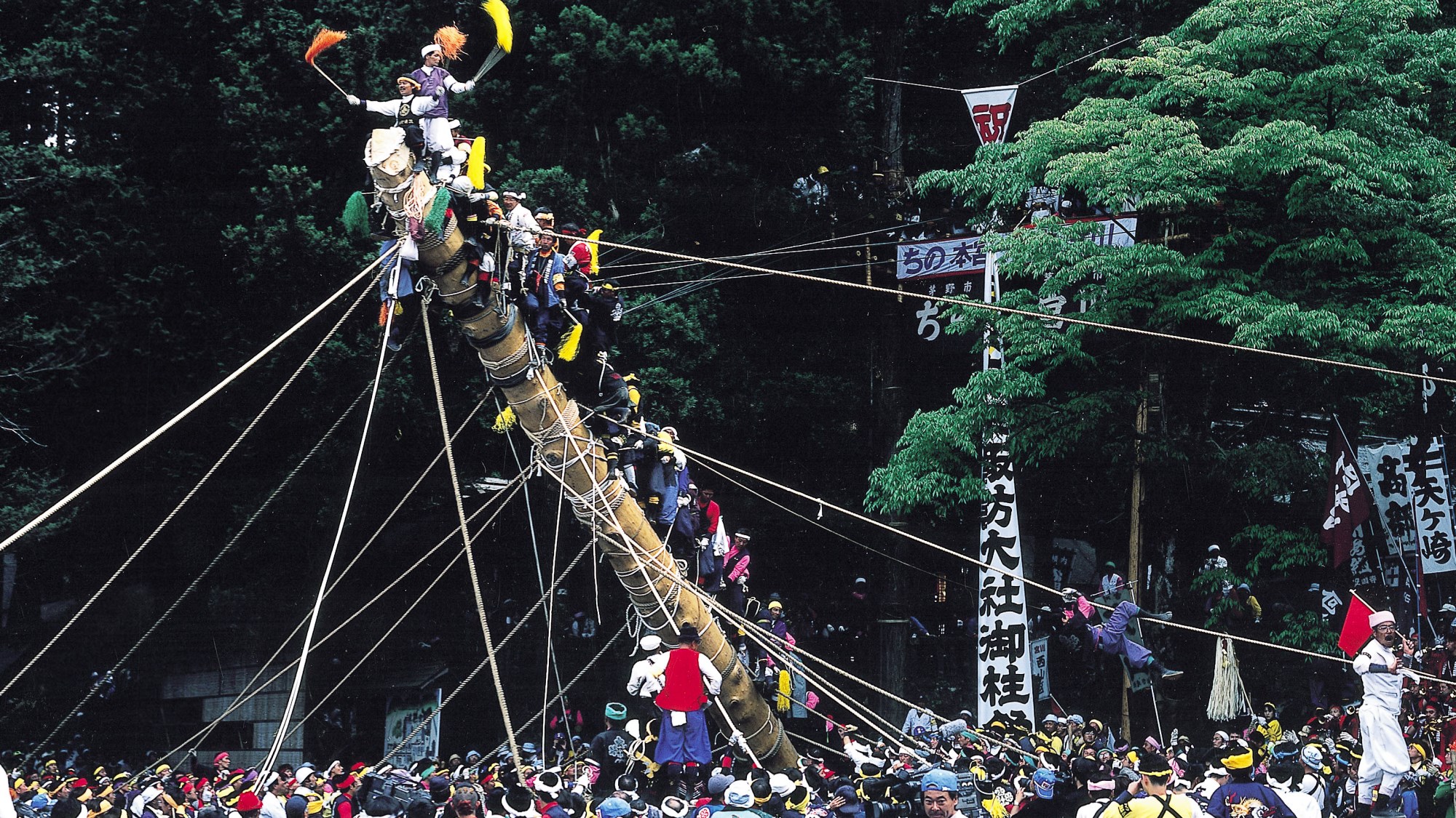 七年に一度、御柱祭