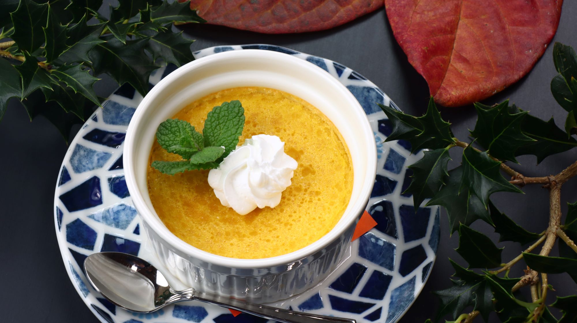 -冬料理- あったか南瓜プリン