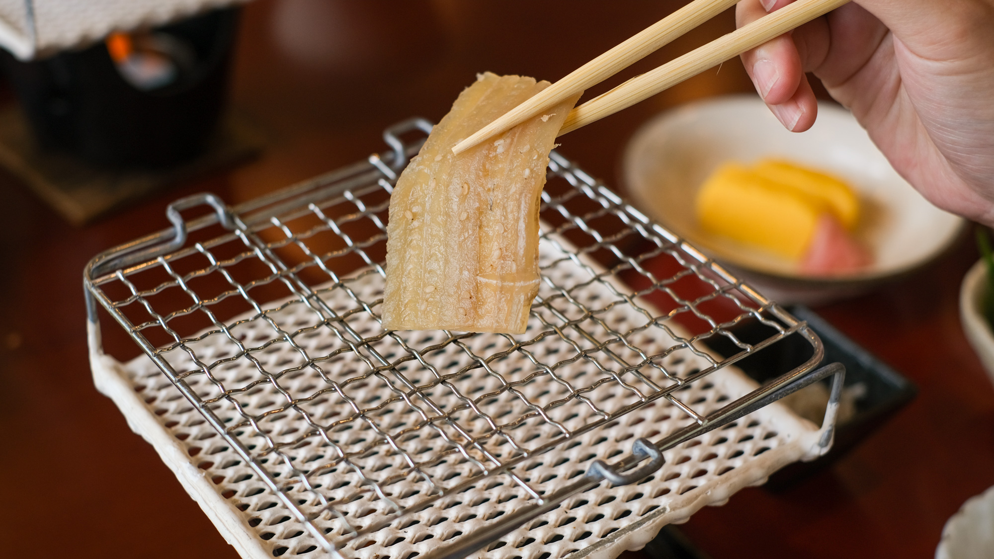 和歌山名産の太刀魚をみりん干しで。（朝食の一例）
