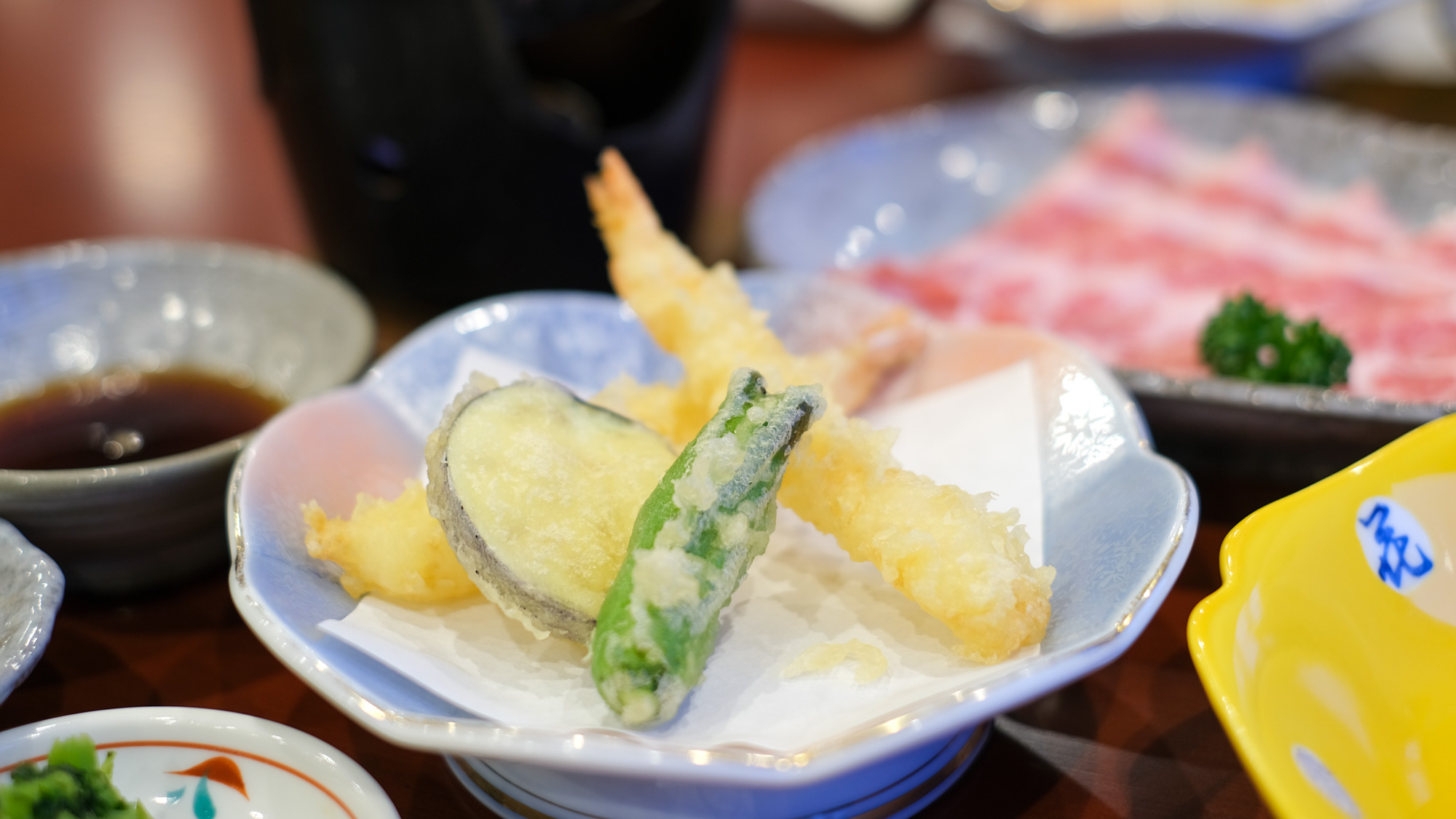 夕食メニューの一例